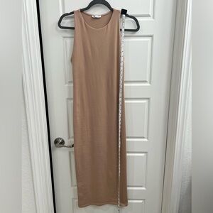 ZARA Nude Halter Dress